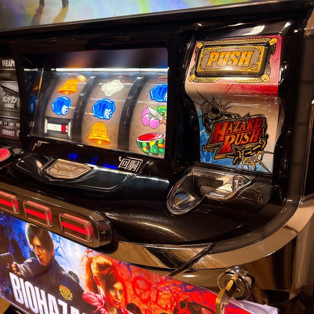 ✨美品✨ パチスロ バイオハザードRE2 実機 6.5号機 不要機付き