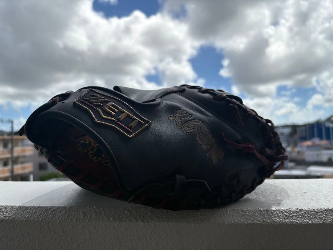 し*に様 ZETT プロステイタス オーダー硬式キャッチャーミット 森友哉選手モ