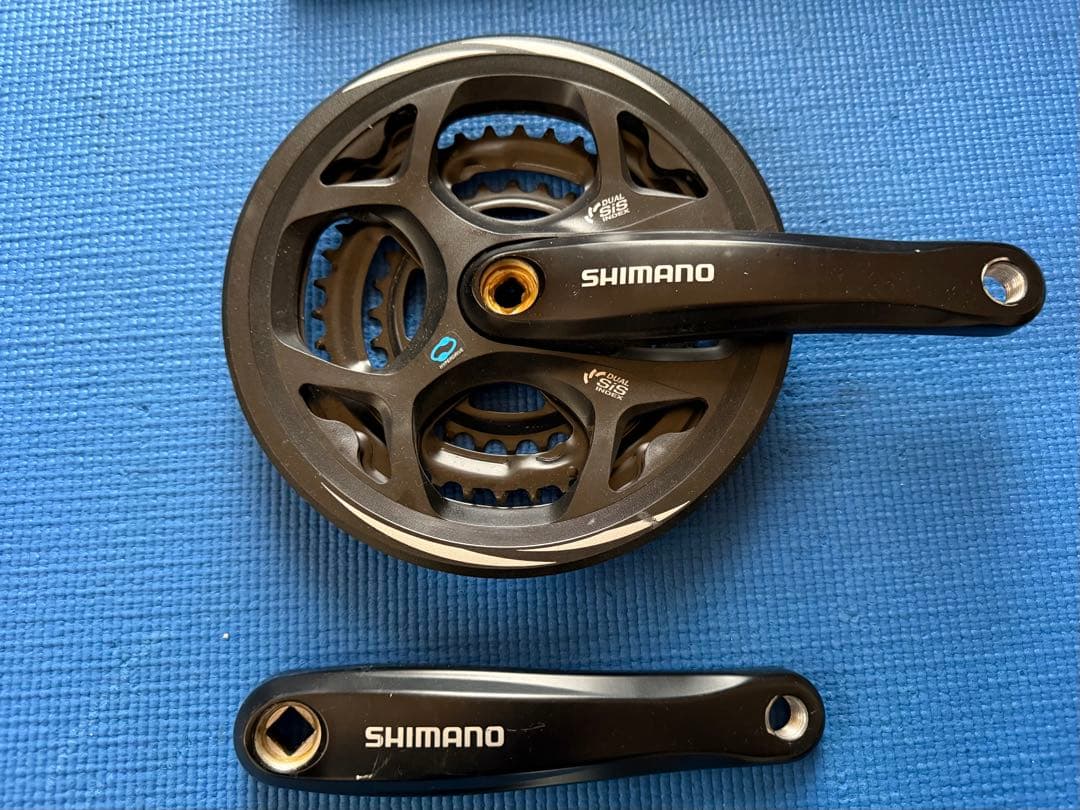 GIANT アルミフレーム + SHIMANO クランクセット他