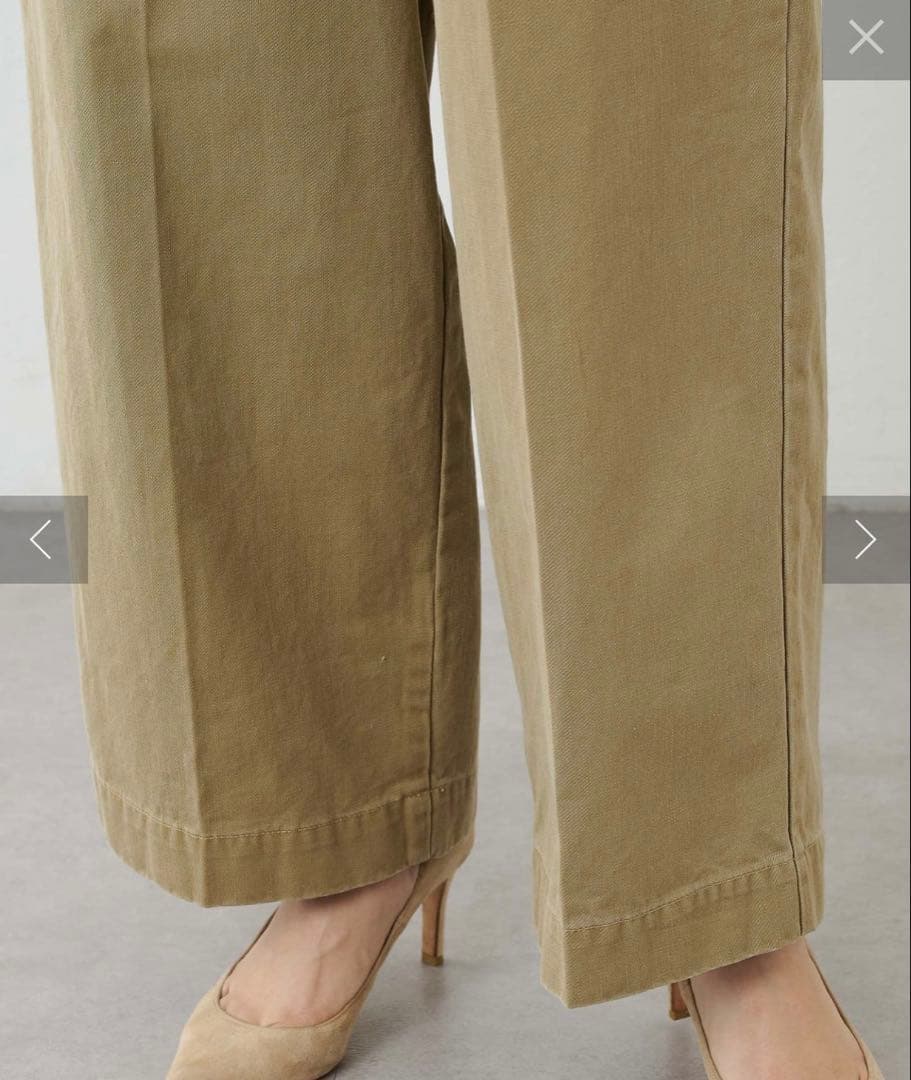 新品　未使用　ワイドシルエット　チノパン　GEMINI ゲミニー