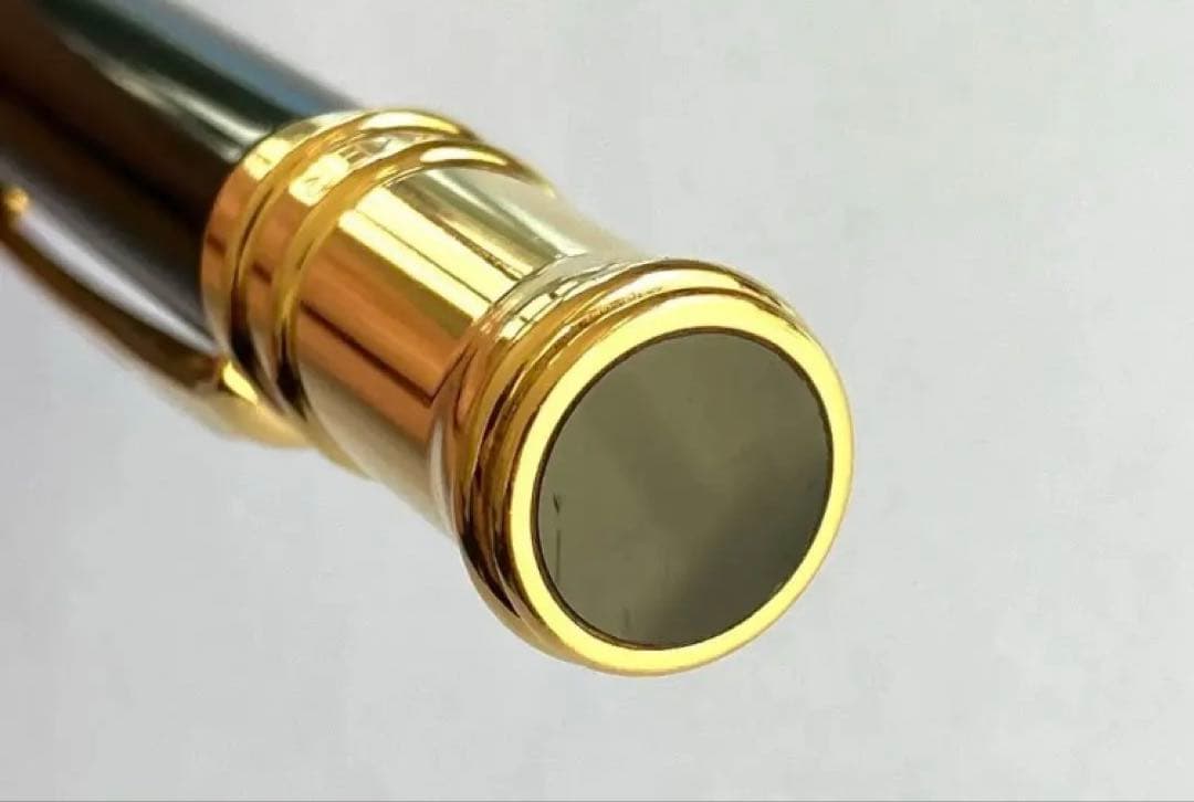 最終価格！英国製/重厚なブラック軸にダブル金環のパーカーデュオフォールドBP