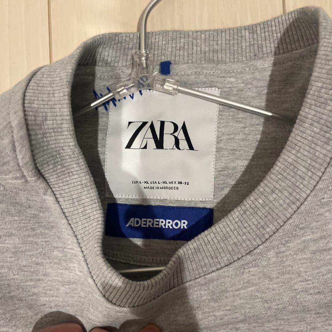 新品未使用ZARA ADERERROR グレー トレーナー Lサイズ