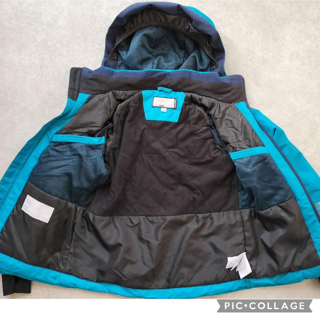 【美品】PHENIX アルペンモデル スキーウェア 150 男の子 青黒 上下