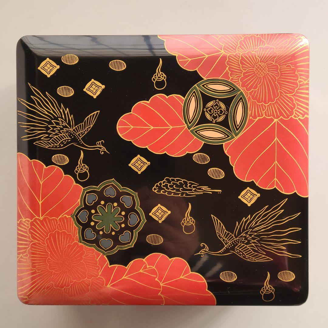 【白木屋漆器】会津塗重箱「錦絵」