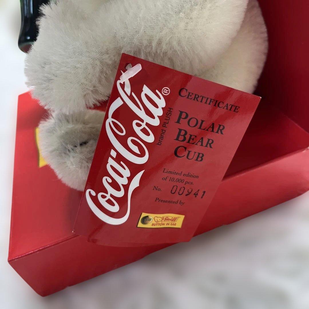 未使用品　 シュタイフ　Steiff　 コカコーラベア　箱付き