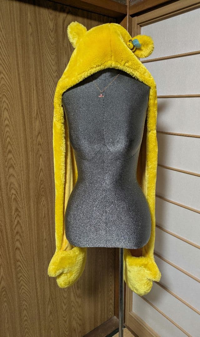 【 ディズニー 】 ファンキャップ マフラー 手袋 くまのプーさん