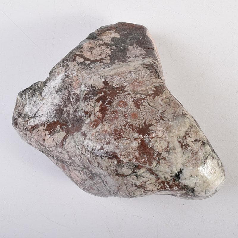 天然石　鑑賞石　菊花石　置物　重さ約1423g　V R8540