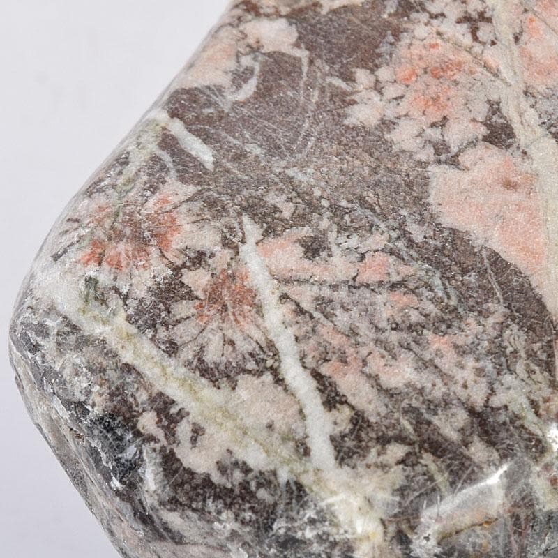 天然石　鑑賞石　菊花石　置物　重さ約1423g　V R8540