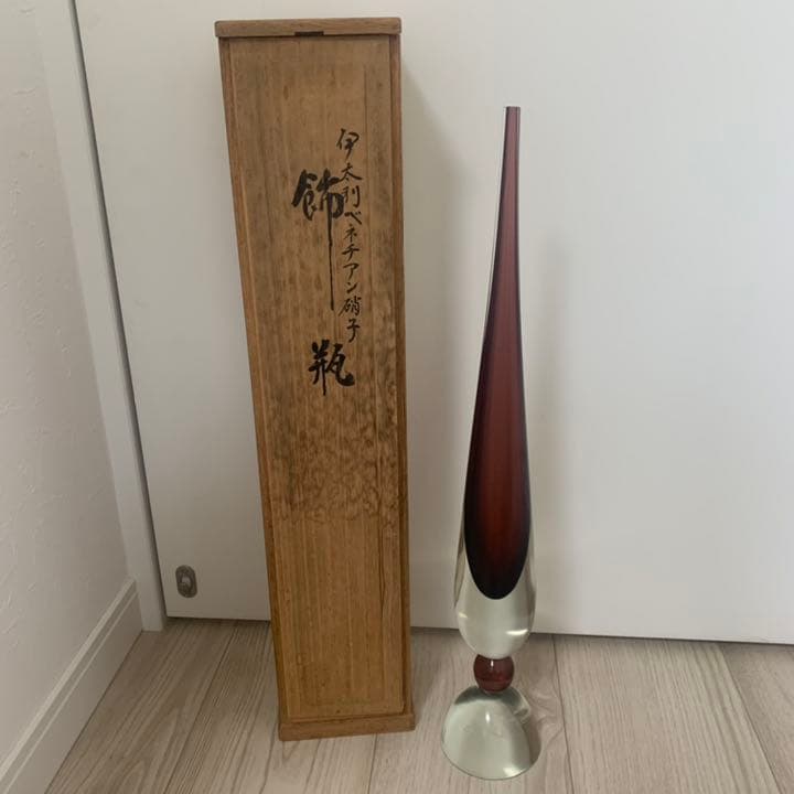 大阪 尚美堂 鑒 販売　60年代頃 ムラーノガラス　ベネチアン 硝子 伊太利