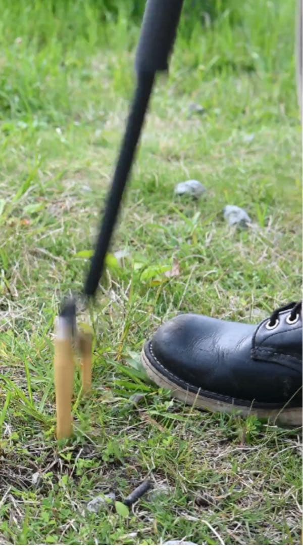 mefurire ペグハンマー 茶グリップモデル