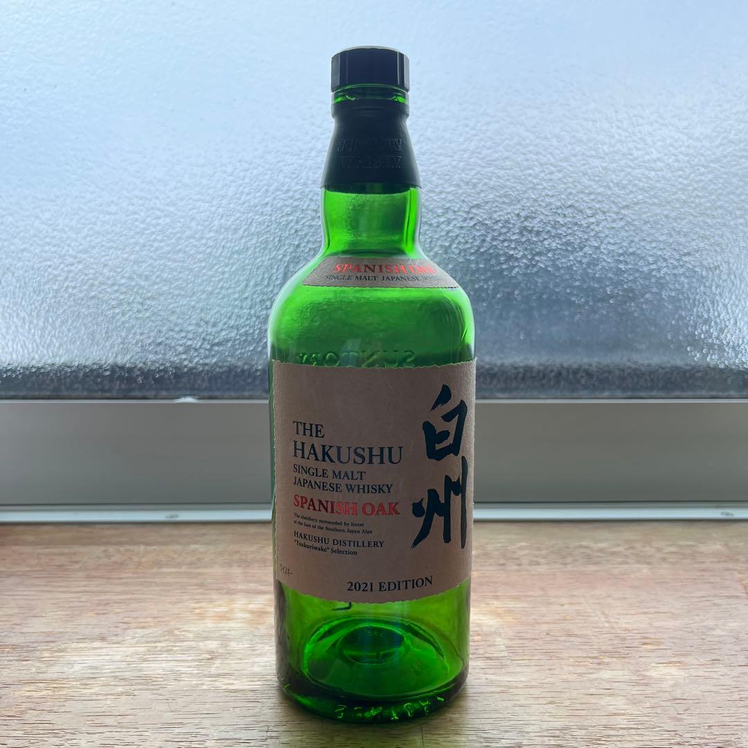 【空瓶】白州 スパニッシュオーク 2021エディション