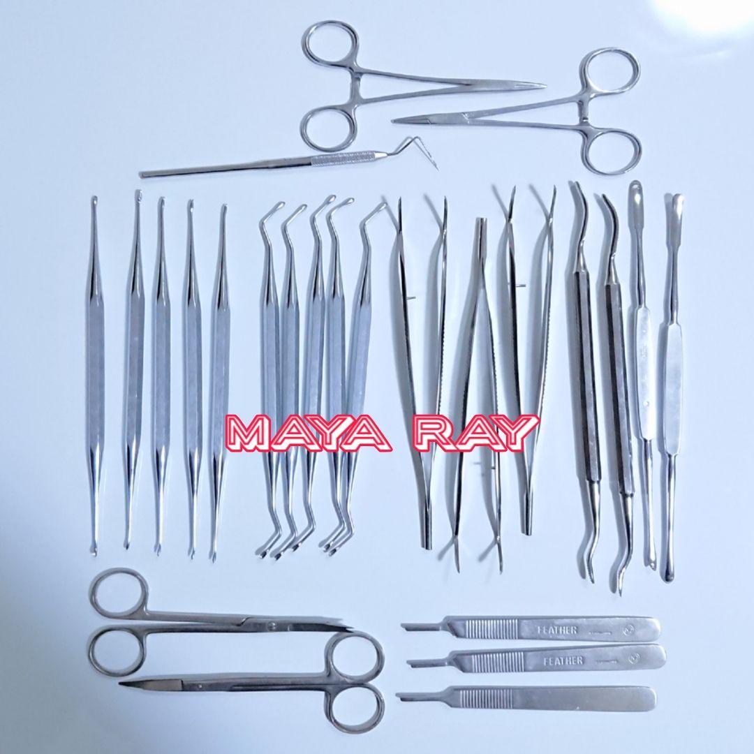 歯科 外科セット 鋭匙 ピンセット