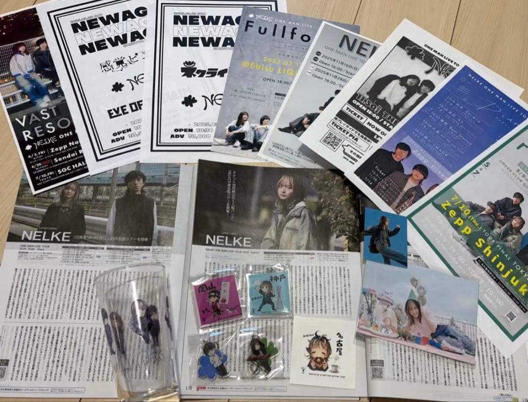 NELKE ポストカード　キーホルダーセット