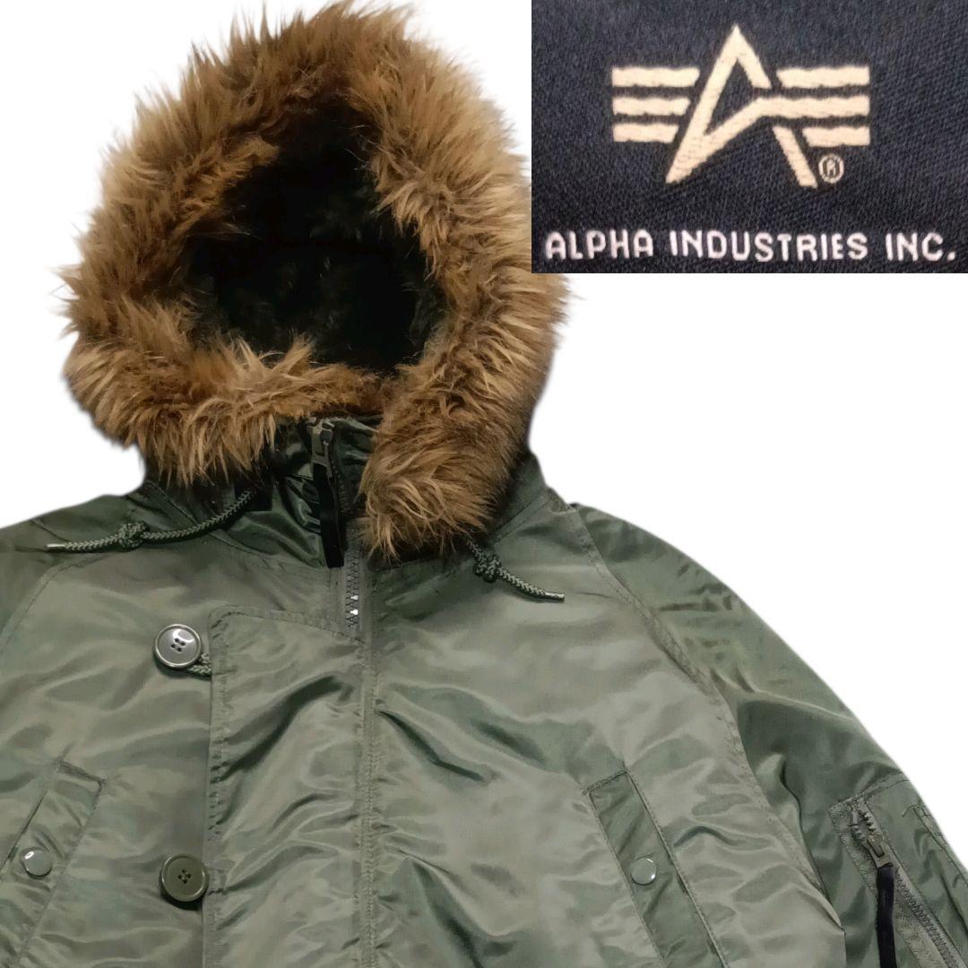 ✨ALPHA INDUSTRIES N3B モッズコート カーキ Mサイズ