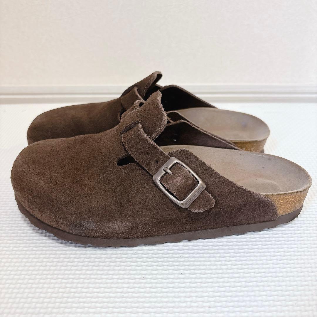 BIRKENSTOCK ビルケンシュトック ボストン スエード 36 ブラウン