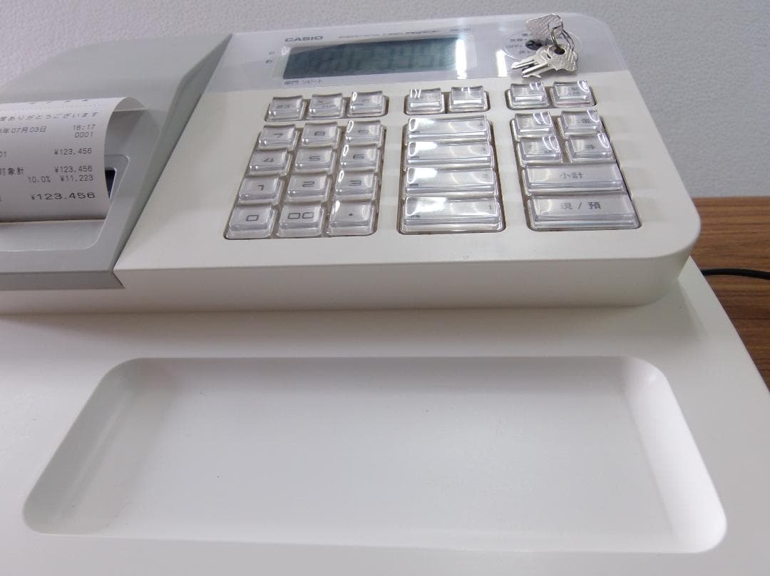 CASIO SE-G1 ホワイト 2019年製 レジスター 250703