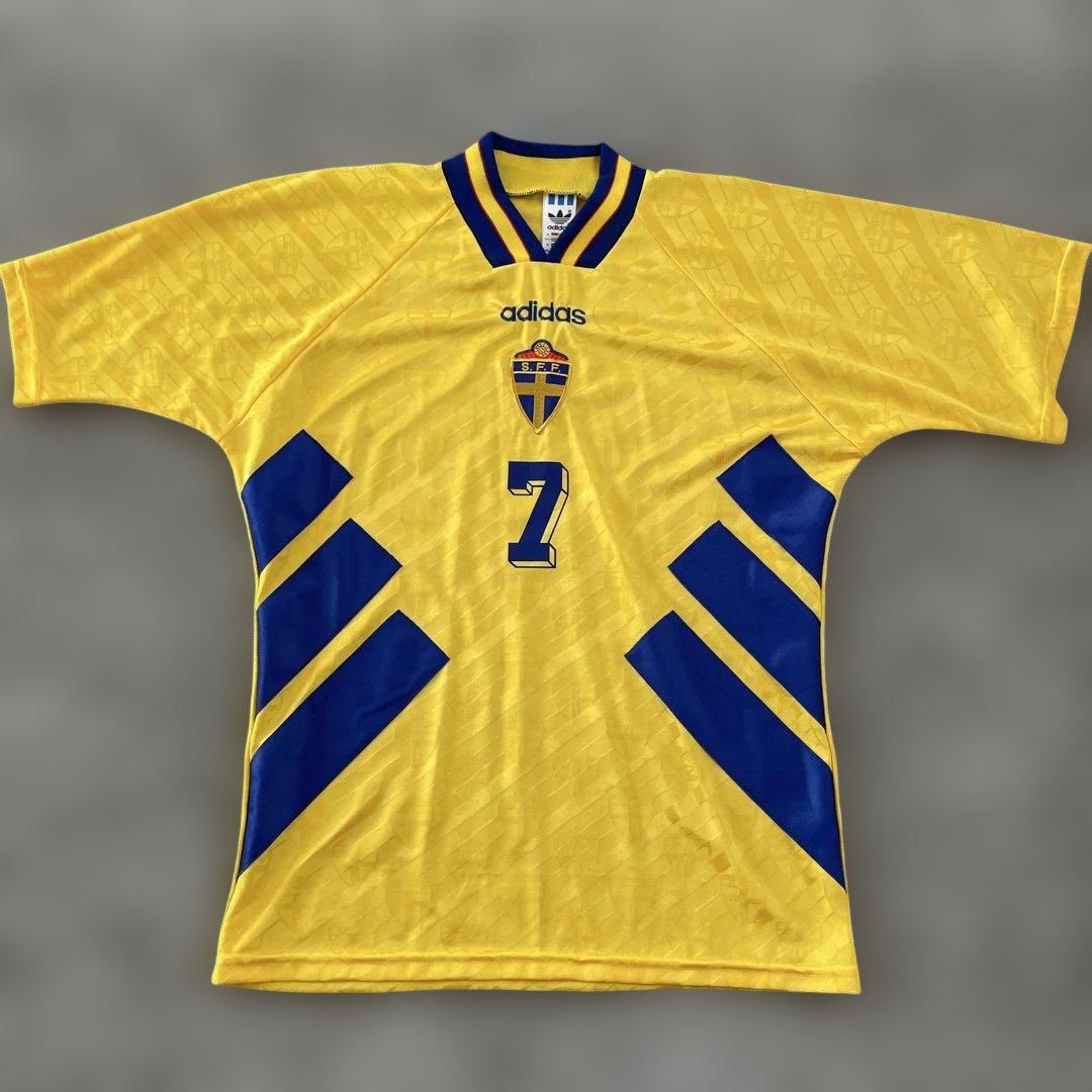 ワールドカップ1994 スウェーデン代表ラーション ヴィンテージユニフォーム