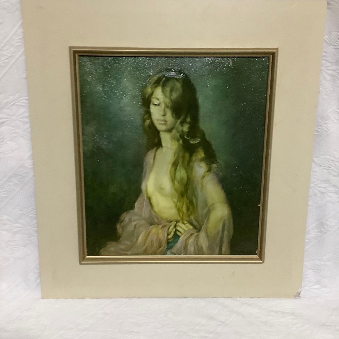 FRANCISCO RIBERA フランシスコ・リベラ　油絵　裸婦画　サイン入り