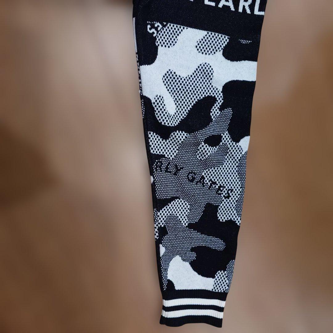 PEARLY GATES 迷彩柄ニットセーター　オシャレなセーター