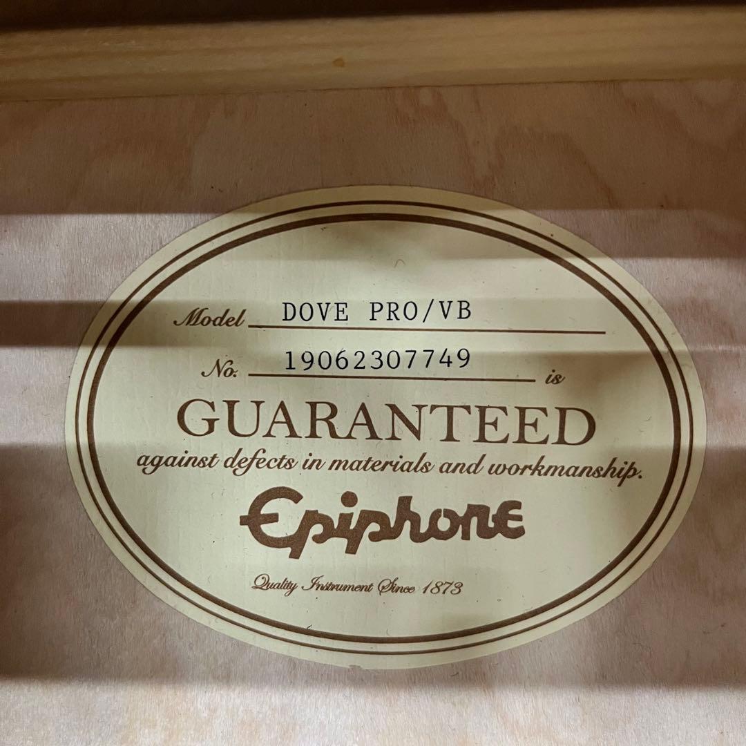 【11620】EPIPHONE DOVE PRO エレアコ ダヴ