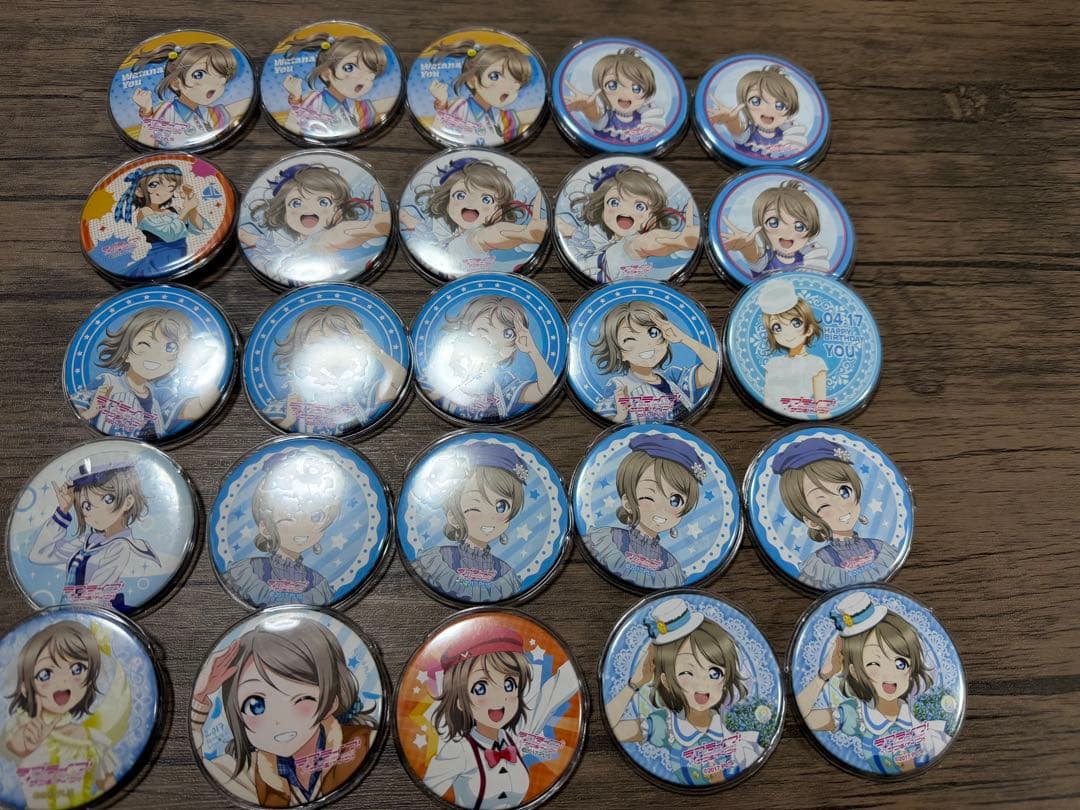 渡辺曜缶バッジ 25個セット