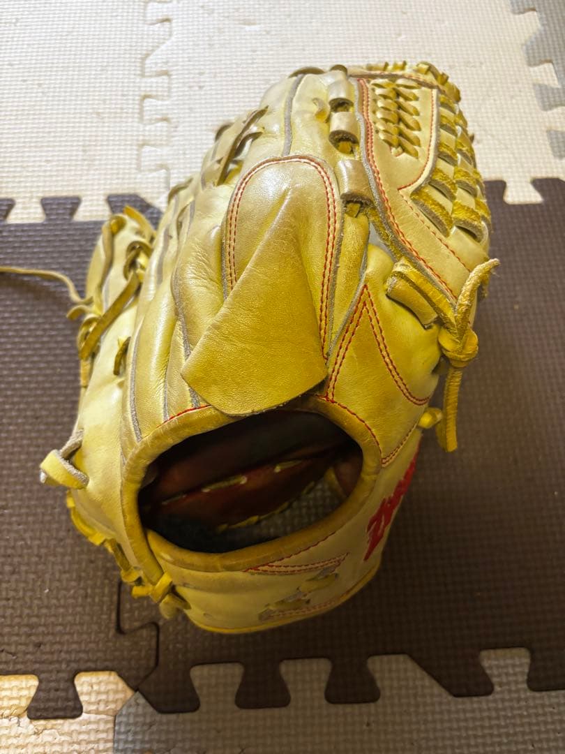 Zeros 硬式グローブ イエロー