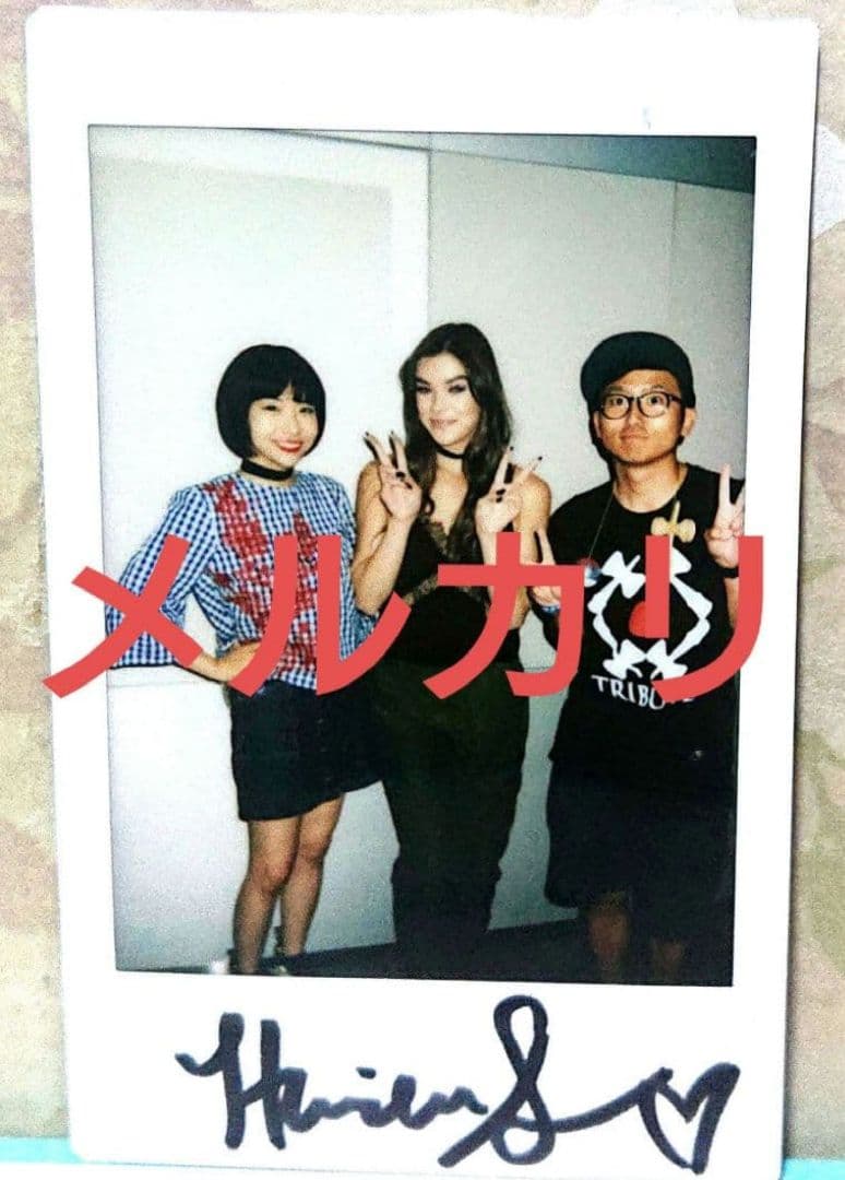 ヘイリースタインフェルド 直筆 サイン チェキ Hailee steinfeld