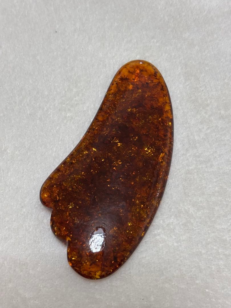 カッサプレート　かっさプレート 琥珀　アンバー　レア