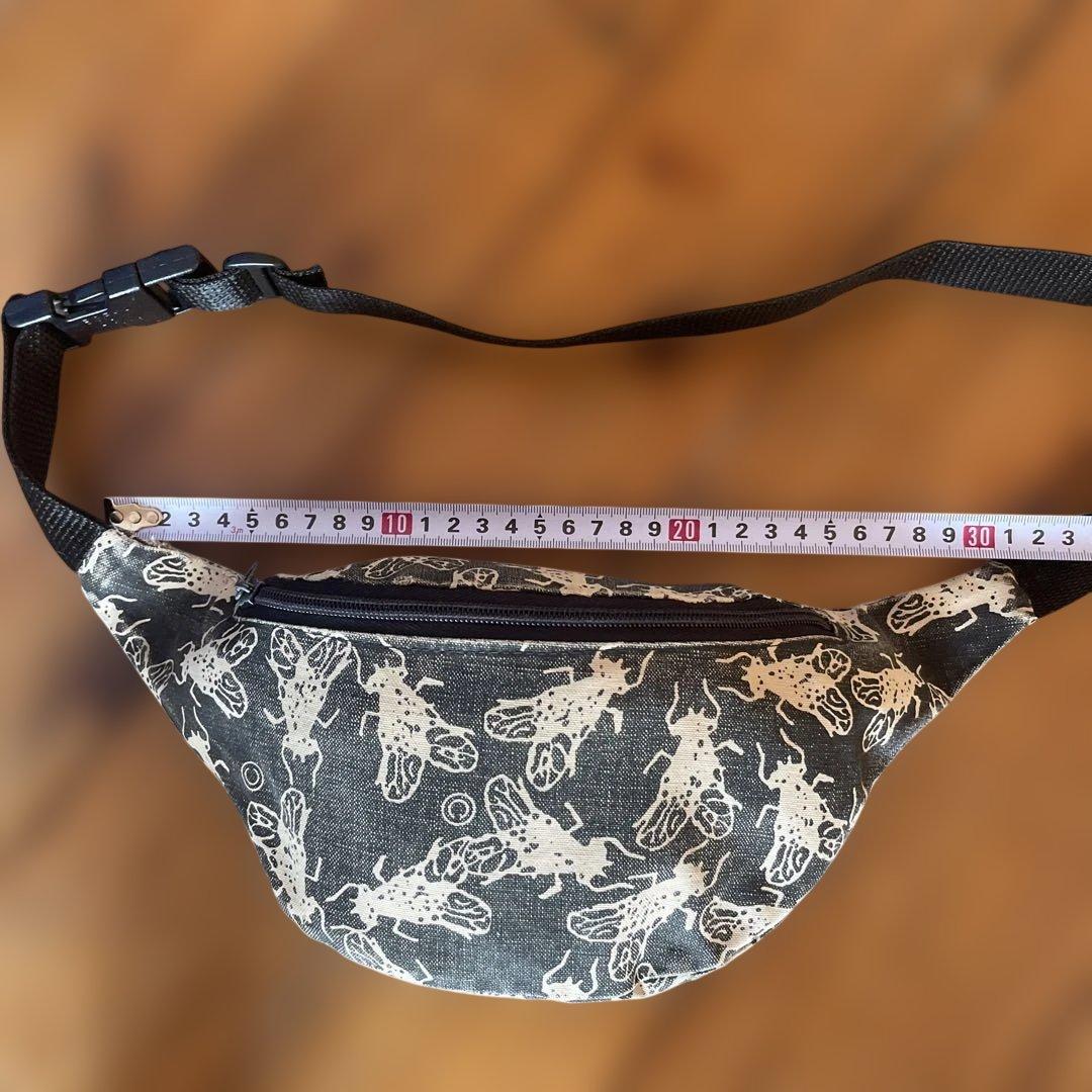 当時物 マドリッド ハエ柄 ウエストポーチ Madrid Old skate