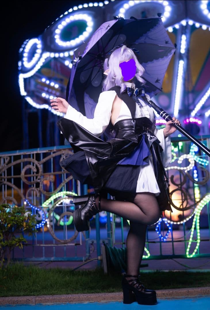 あるみにうむ様お取置:フルセット＋ウィッグ＋傘 ゼンゼロ ビビアン コスプレ