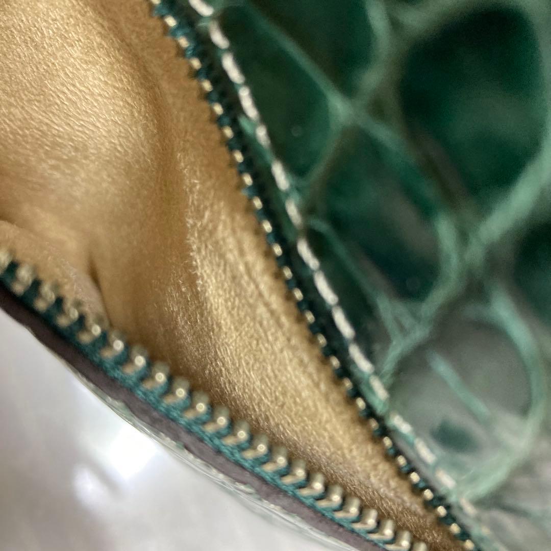 極美品　JRA クロコダイル　スマホショルダー　 サコッシュ　エキゾチック
