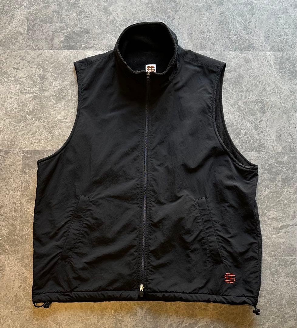 seesee ナイロンフリースベスト