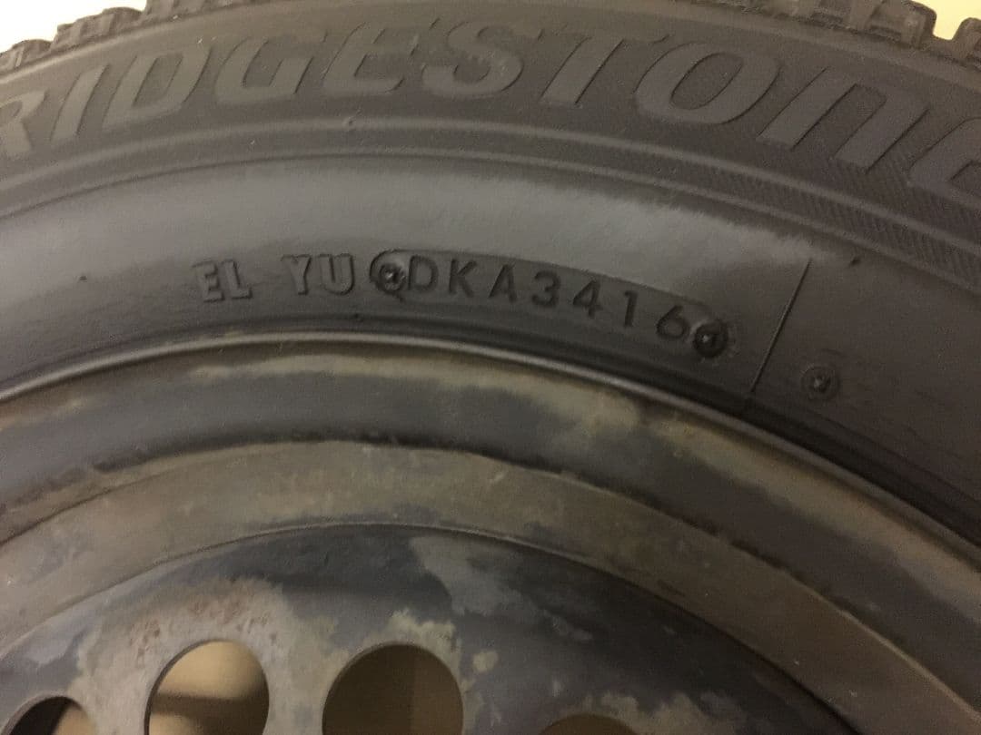 インサイト 純正15インチ スチールホイール 4本 スタッドレス ブリザック