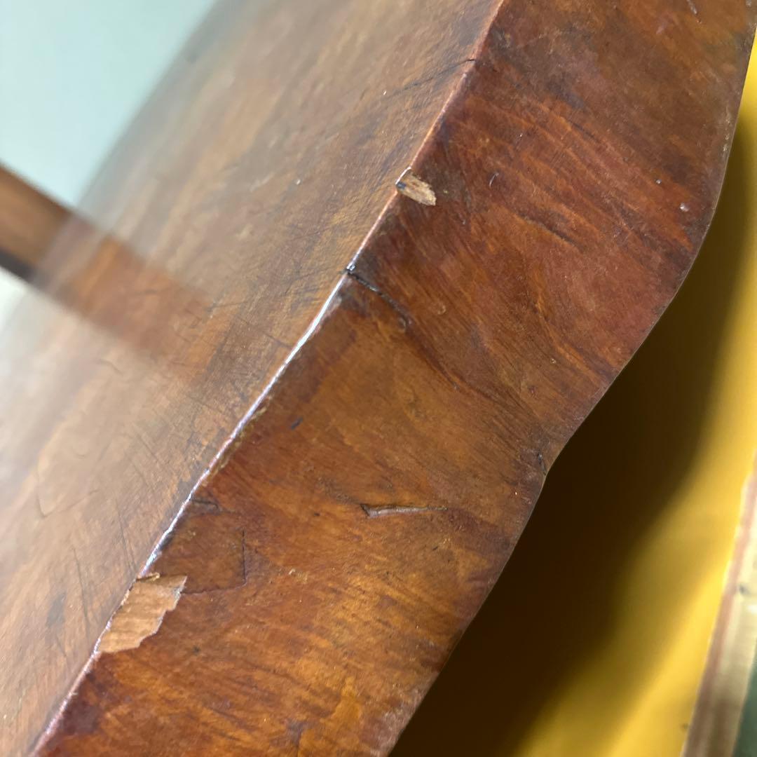 自然木の茶色座卓　一枚木