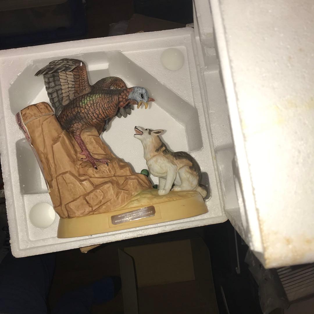 ワイルドターキー12年・セラミック陶器ボトル ターキー&コヨーテ　新品未開封品