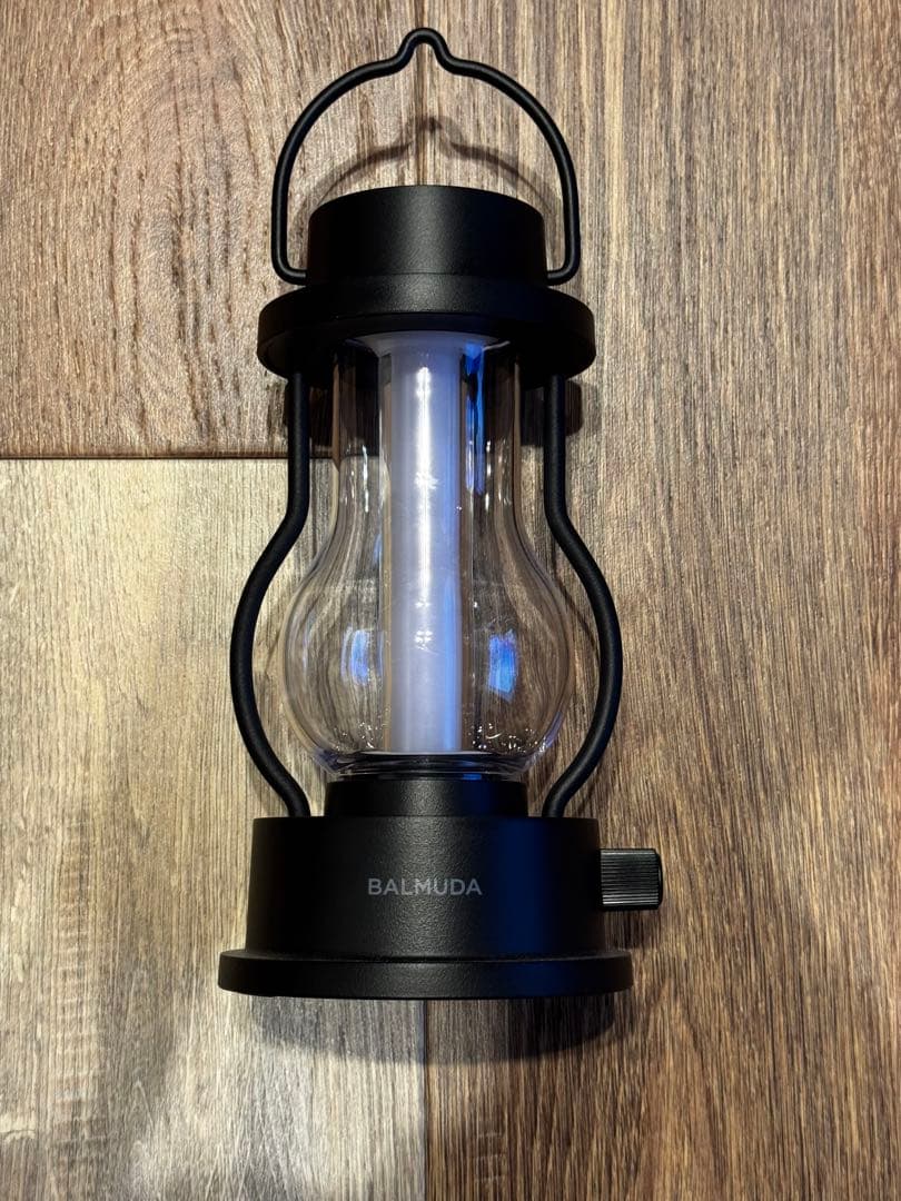 BALMUDA ランタン 黒 調光機能付き