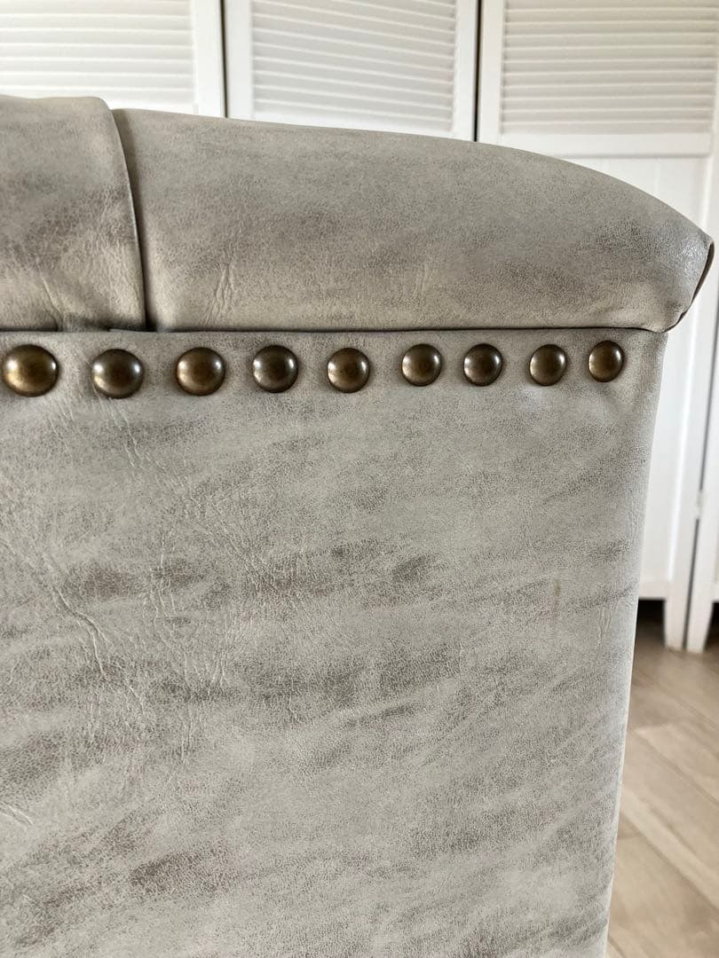 最終値下げ！VINCENT ヴィンセント ソファ1人掛け クラシック グレー