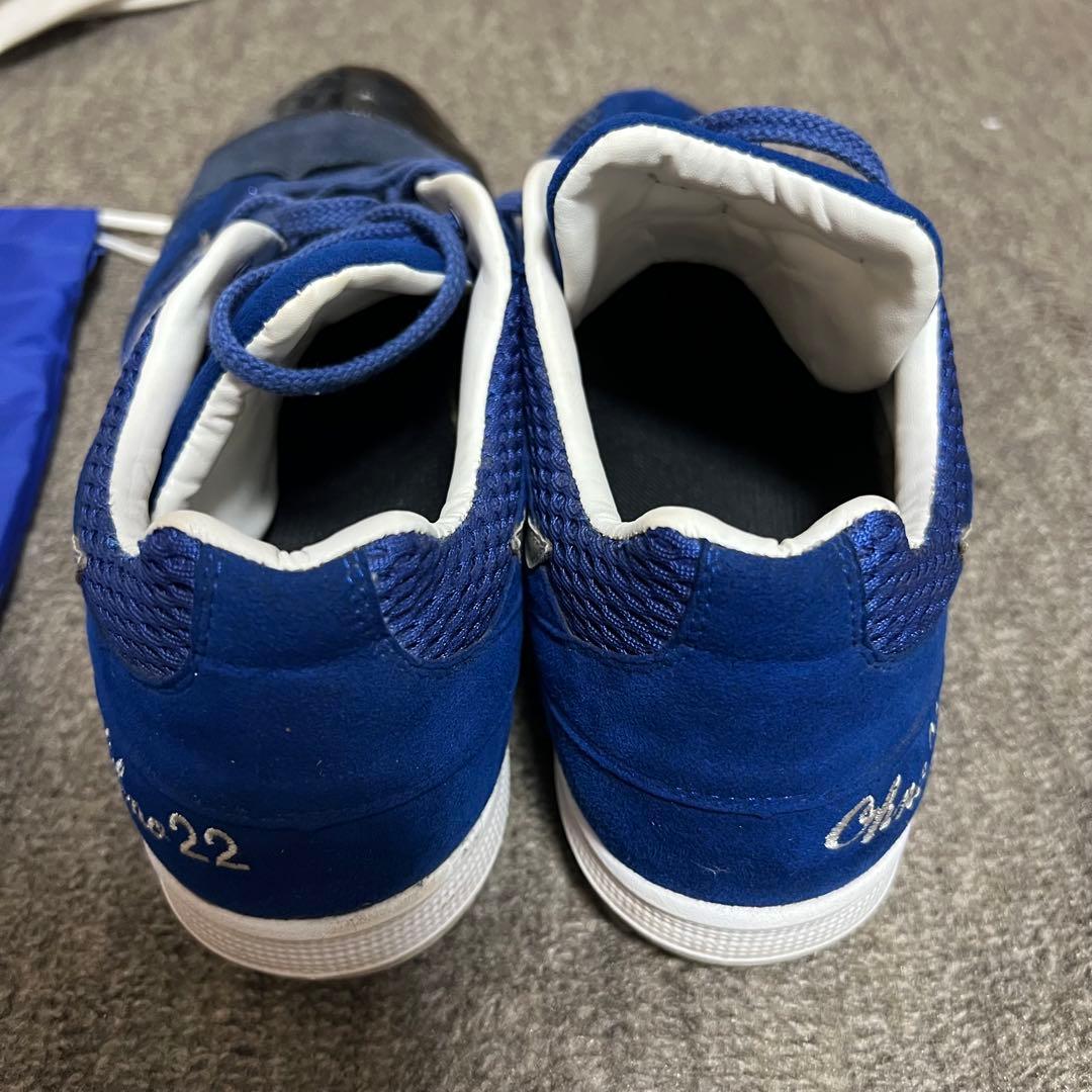 大野雄大 直筆サイン 実使用 スパイクMizuno 中日ドラゴンズ 収納袋付き