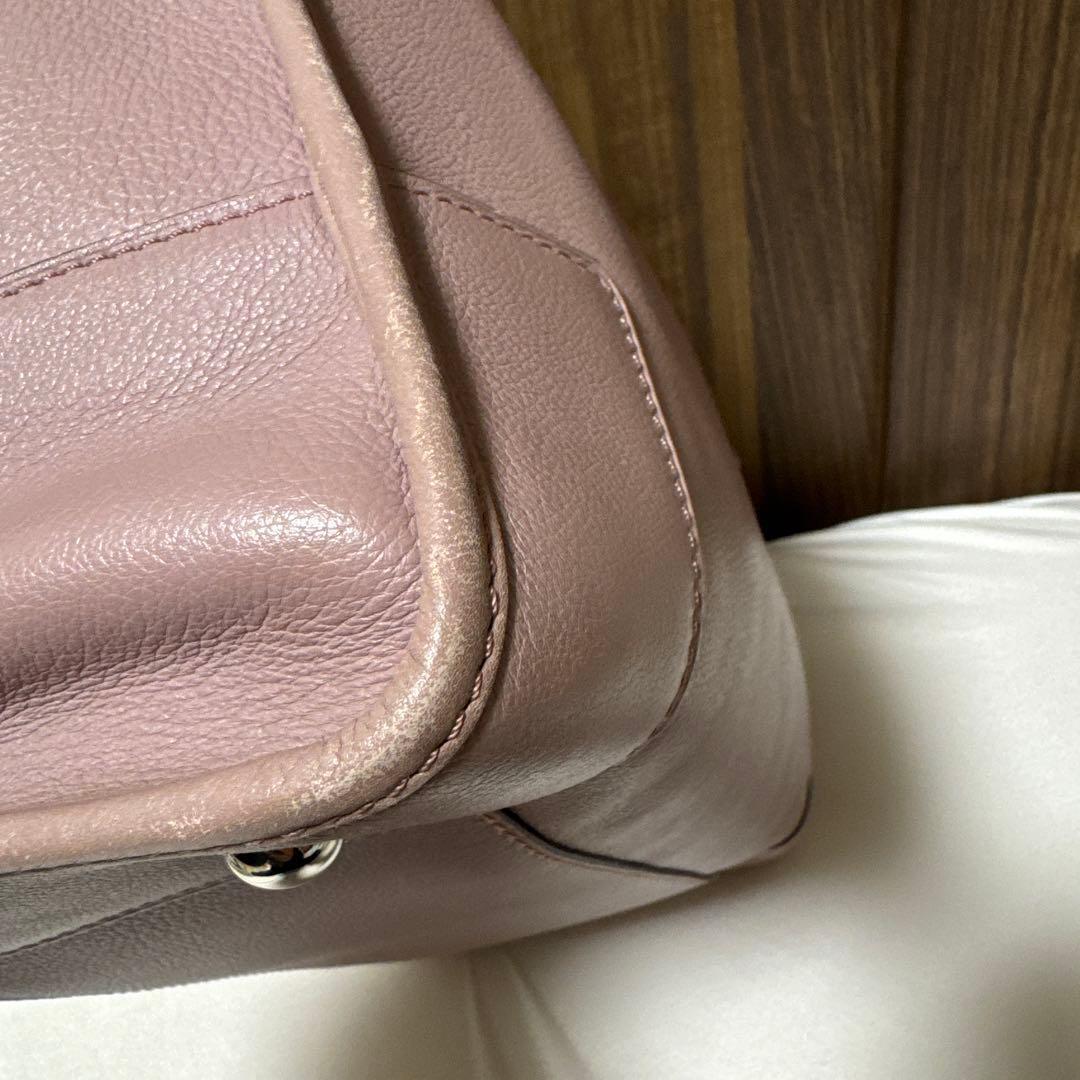 【美品】　LOEWE ロエベ アマソナ36 ハンドバッグ アナグラム ピンク