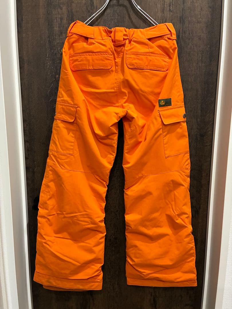 BURTON スキーウェア 上下 キッズ L 150cm オレンジ 迷彩柄