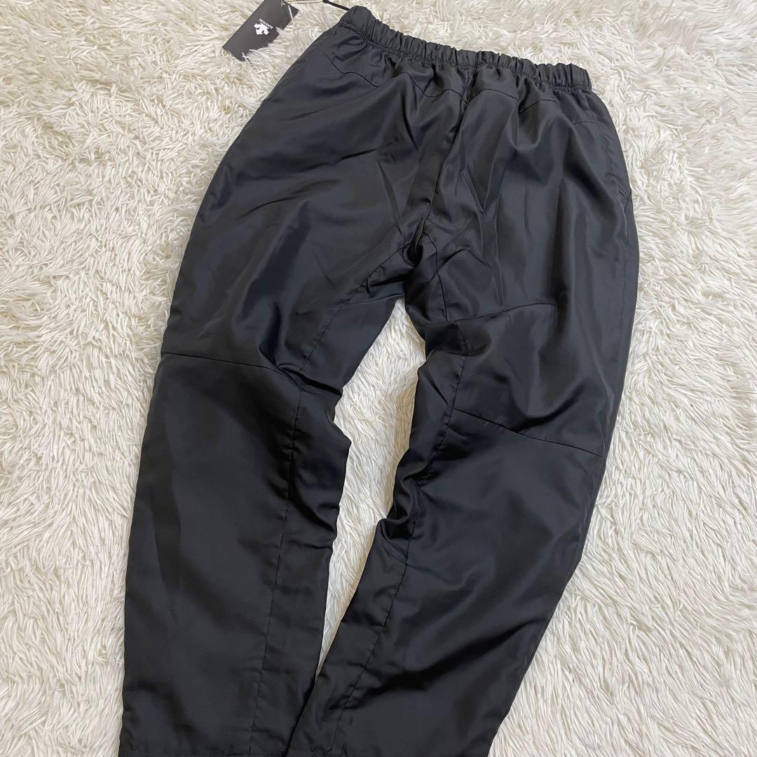 新品　デサント ウインドブレーカー 上下セット　セットアップ　ブラック　M