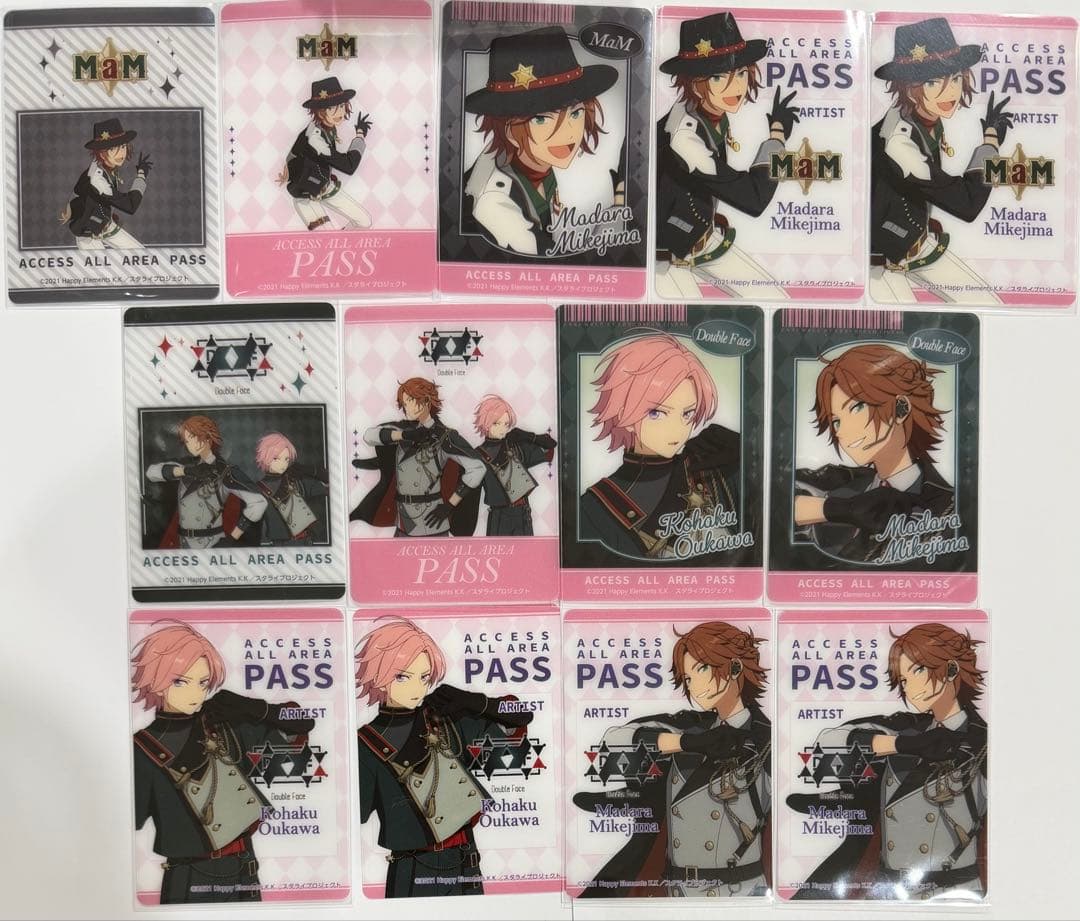 あんスタ　ドリームライブくじ　MaM Double Face クリアフォトカード