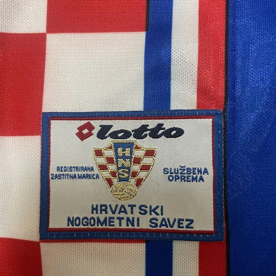 1998年W杯　クロアチア代表　アウェー　ボバン　ユニフォーム　サッカーシャツ