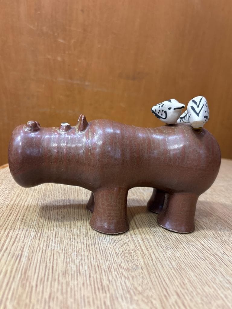 Lisa Larson リサラーソン STRA ZOO カバ 鳥 グスタフスベリ