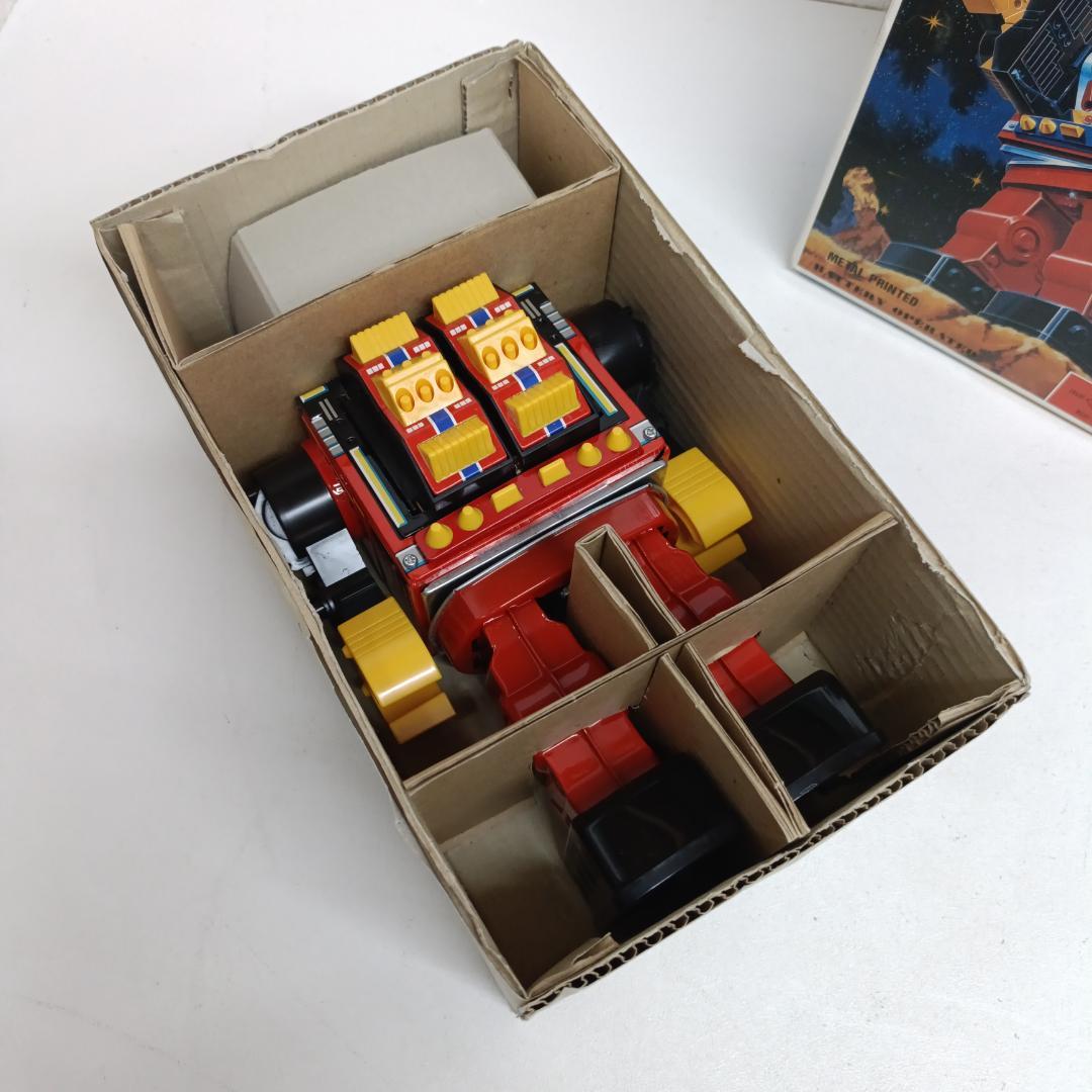 B33 デッドストック 当時物 堀川玩具 ブリキ ジャンボ 火星大王