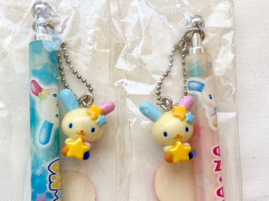 J*i様 希少ウサハナ シャープペン マスコット付 2コセットサンリオ 2004