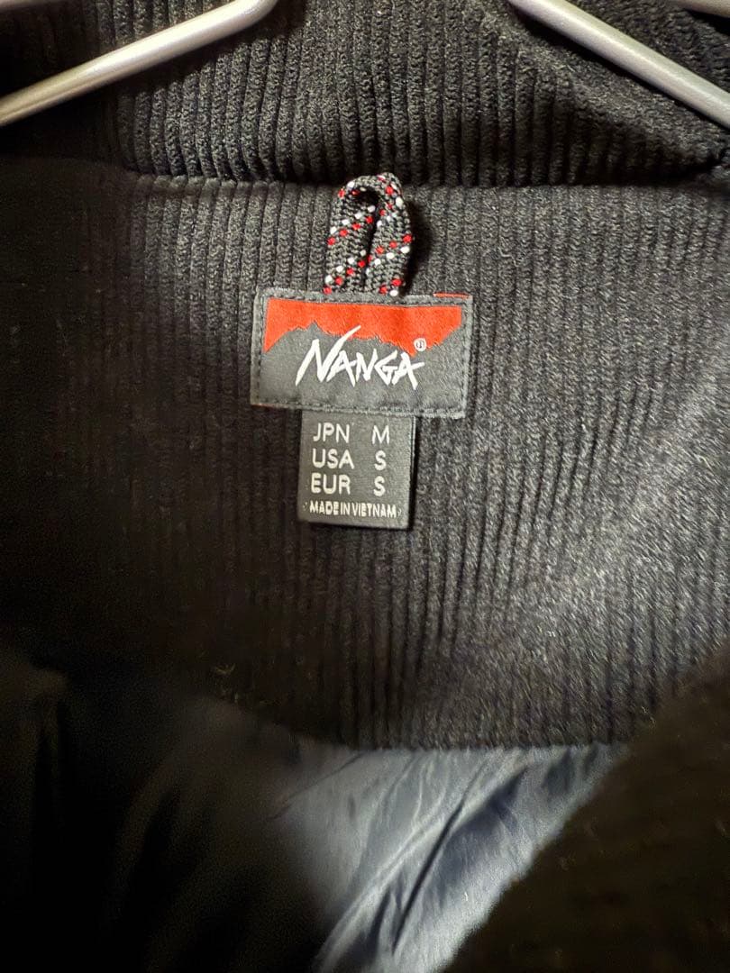 NANGA ナンガ CORDUROY DOWN JACKET Mサイズ