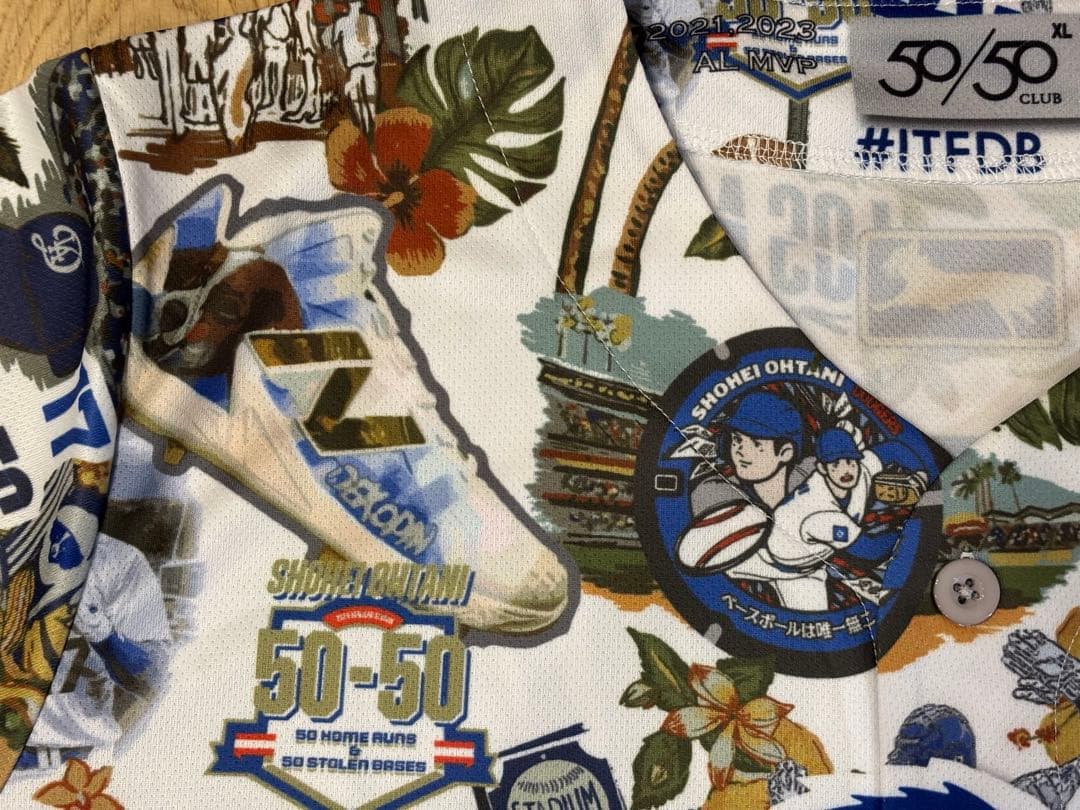 ⭐️期間限定価格⭐️【2025最新・非売品】大谷翔平 サインアロハユニフォーム