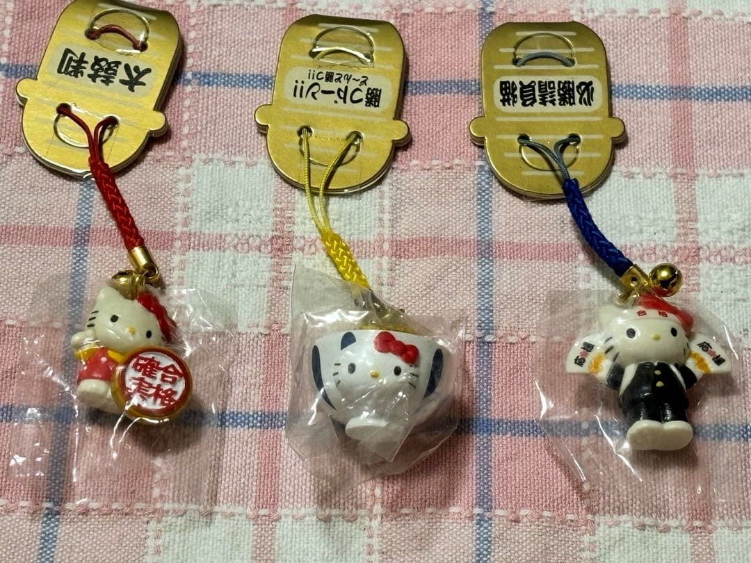 ハローキティ根付ストラップ 開運祈願６種セット