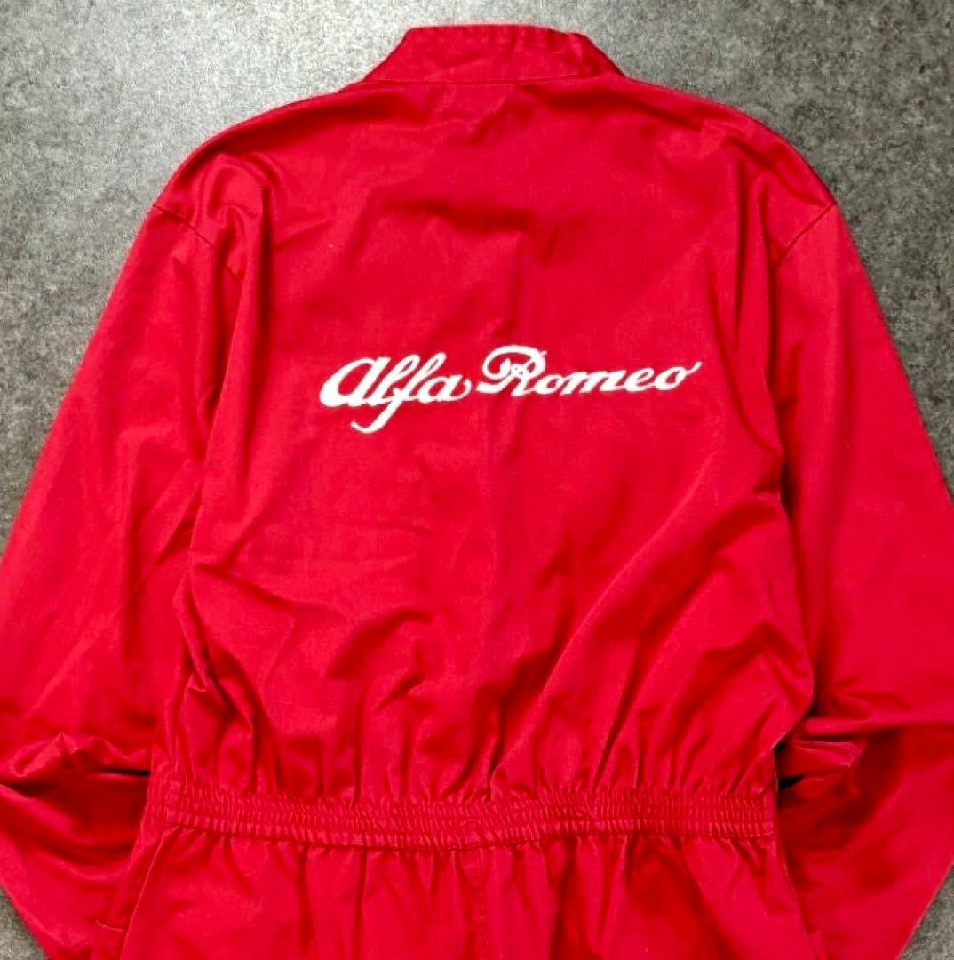 レア ALFA ROMEO アルファロメオ　オーバーオール メカニック つなぎ